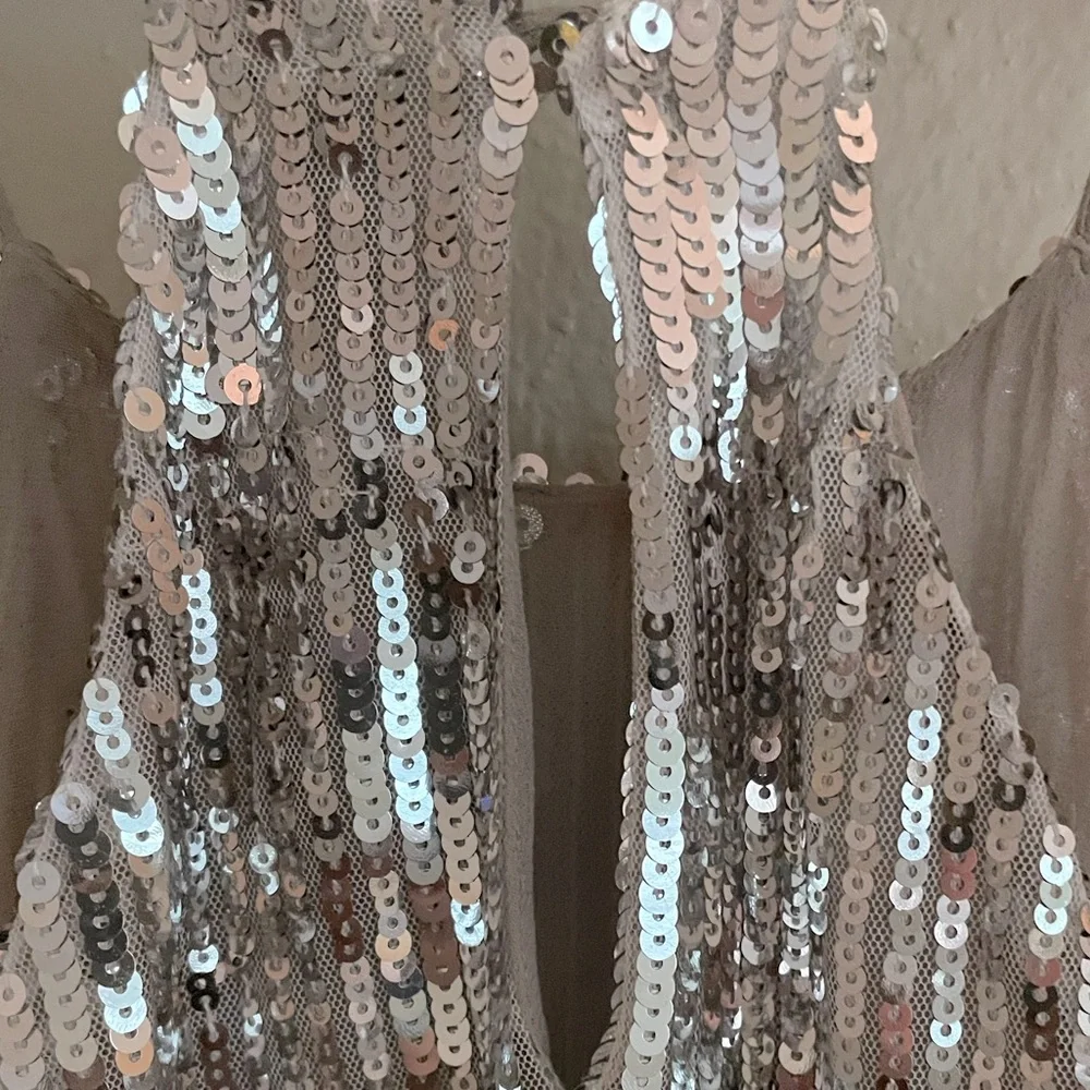 COPY - NEW Zara Sequin Halter Top - Picture 5 of 6